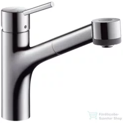   Hansgrohe Talis S egykaros konyhai csaptelep kihúzható zuhanyfejjel 32841000