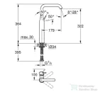 Grohe ESSENCE mosdócsaptelep XL-Size króm 32901001