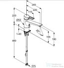 Kludi MIX álló mosogatócsap multi-csatlakozóval, króm 329060562