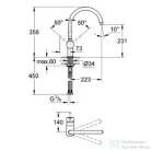 Grohe Minta mosogató csaptelep 32917000