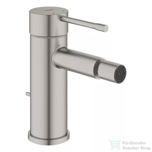 Grohe Essence New S egykaros bidé csaptelep automata leeresztővel,Supersteel 32935DC1