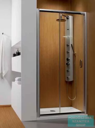 Radaway Premium Plus DWJ 100 tolóajtó króm/átlátszó 33303-01-01N