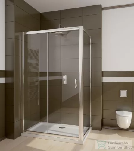 Radaway Premium Plus DWJ 100 tolóajtó króm/átlátszó 33303-01-01N