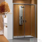Radaway Premium Plus DWD 180 tolóajtó króm/barna 33373-01-08N