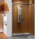 Radaway Premium Plus DWD 180 tolóajtó króm/barna 33373-01-08N