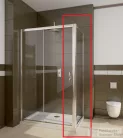 Radaway Premium Plus S 70 oldalfal DWJ és DWD tolóajtóhoz króm/átlátszó 33401-01-01N