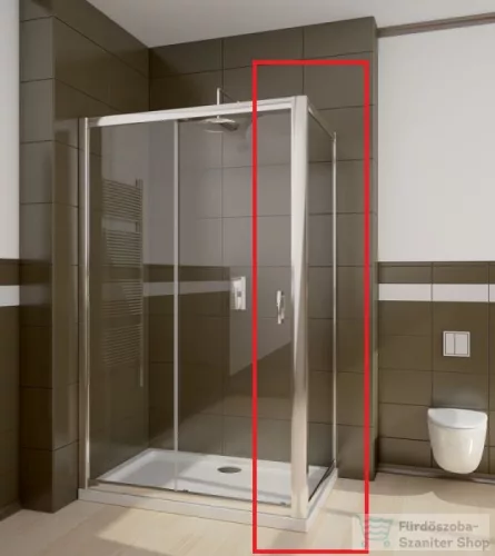Radaway Premium Plus S 70 oldalfal DWJ és DWD tolóajtóhoz króm/átlátszó 33401-01-01N