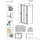 Radaway Evo DW 110 tolóajtó 335110-01-01