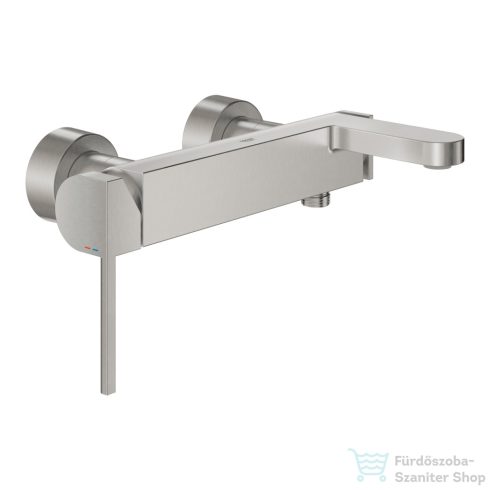 Grohe PLUS egykaros kádtöltő csaptelep,Supersteel 33553DC3