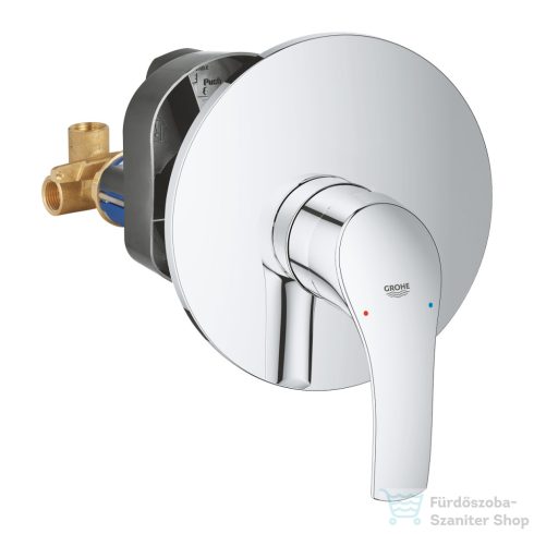 Grohe Eurosmart falsík alatti kád/zuhany csaptelep belső egységgel,Króm 33556002