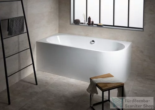 Sapho POLYSAN ASTRA L MONOLITH asszimetrikus kád, 160x75x60cm (33611M)