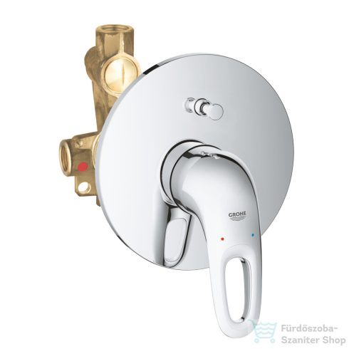 Grohe EUROSTYLE falsík alatti kád/zuhany csaptelep belső egységgel,Króm 33637003