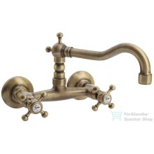 Sapho REITANO ANTEA fali mosdócsaptelep, bronz (3366)