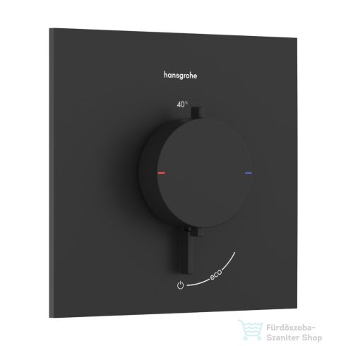 Hansgrohe ECOSTAT Comfort E falsík alatti kád/zuhany csaptelep, matt fekete 33710670