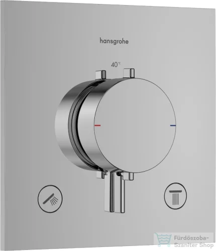 Hansgrohe ECOSTAT Comfort E falsík alatti kád/zuhany csaptelep, króm 33711000