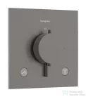 Hansgrohe ECOSTAT Comfort E falsík alatti kád/zuhany csaptelep, szálcsiszolt fekete króm 33711340