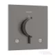 Hansgrohe ECOSTAT Comfort E falsík alatti kád/zuhany csaptelep, szálcsiszolt fekete króm 33711340