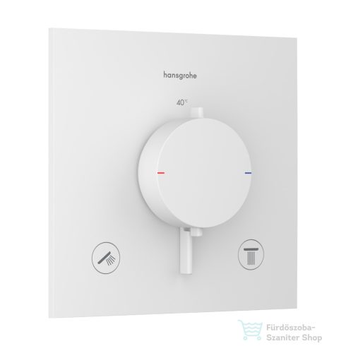Hansgrohe ECOSTAT Comfort E falsík alatti kád/zuhany csaptelep, matt fehér 33711700