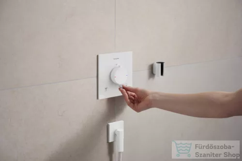 Hansgrohe ECOSTAT Comfort E falsík alatti kád/zuhany csaptelep, matt fehér 33711700