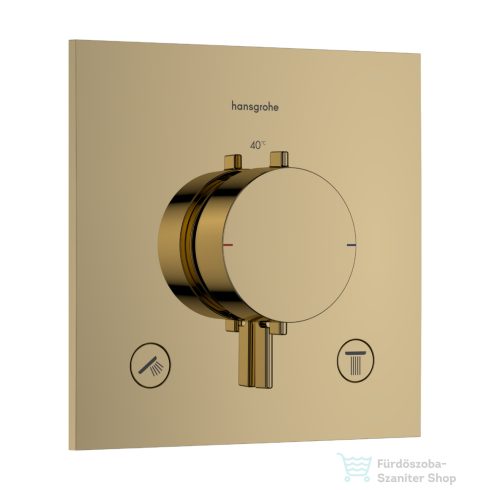 Hansgrohe ECOSTAT Comfort E falsík alatti kád/zuhany csaptelep, polírozott arany hatású 33711990