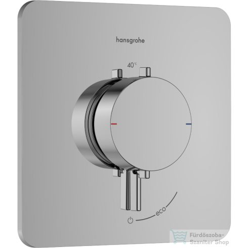 Hansgrohe ECOSTAT Comfort Q falsík termosztátos alatti kád/zuhany csaptelep, króm 33712000