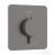 Hansgrohe ECOSTAT Comfort Q falsík alatti termosztátos kád/zuhany csaptelep, szálcsiszolt fekete króm 33712340