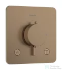 Hansgrohe ECOSTAT Comfort Q falsík alatti kád/zuhany csaptelep, szálcsiszolt bronz 33713140