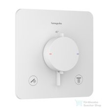   Hansgrohe ECOSTAT Comfort Q falsík alatti kád/zuhany csaptelep, matt fehér 33713700