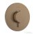 Hansgrohe ECOSTAT Comfort S falsík alatti kád/zuhany csaptelep, szálcsiszolt bronz 33714140