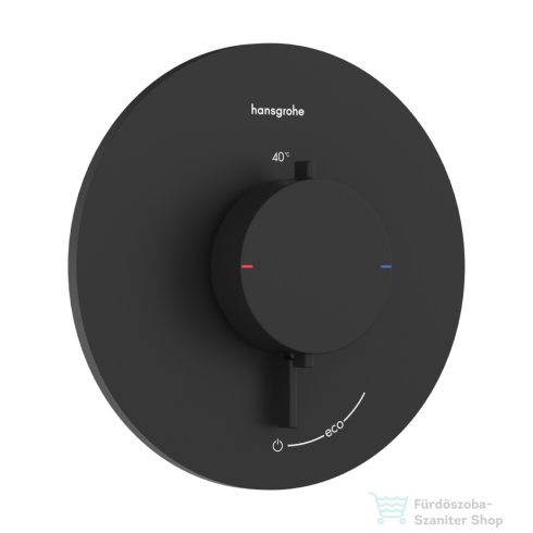 Hansgrohe ECOSTAT Comfort S falsík alatti kád/zuhany csaptelep, matt fekete 33714670