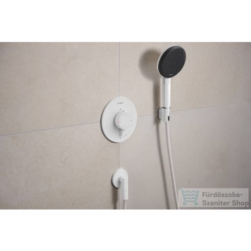 Hansgrohe ECOSTAT Comfort S falsík alatti kád/zuhany csaptelep, matt fehér 33714700
