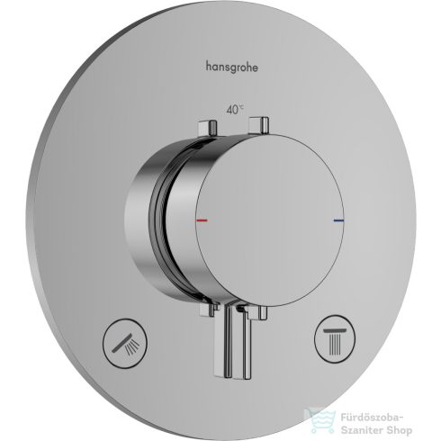 Hansgrohe ECOSTAT Comfort S falsík alatti kád/zuhany csaptelep, króm 33715000