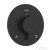 Hansgrohe ECOSTAT Comfort S falsík alatti kád/zuhany csaptelep, matt fekete 33715670