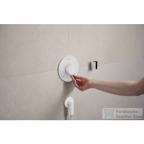 Hansgrohe ECOSTAT Comfort S falsík alatti kád/zuhany csaptelep, matt fehér 33715700