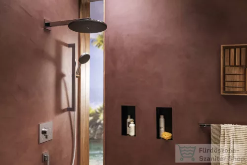 Hansgrohe ECOSTAT Comfort E falsík alatti kád/zuhany csaptelep beépített biztonsági funkcióval, króm 33716000
