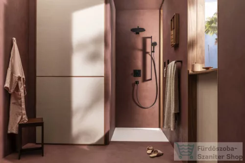 Hansgrohe ECOSTAT Comfort E falsík alatti kád/zuhany csaptelep beépített biztonsági funkcióval, matt fekete 33716670