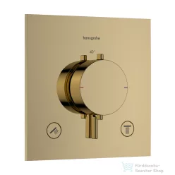   Hansgrohe ECOSTAT Comfort E falsík alatti kád/zuhany csaptelep beépített biztonsági funkcióval, polírozott arany hatású 33716990