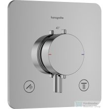   Hansgrohe ECOSTAT Comfort Q falsík alatti kád/zuhany csaptelep beépített biztonsági funkcióval, króm 33717000