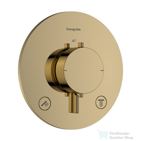 Hansgrohe ECOSTAT Comfort S falsík alatti kád/zuhany csaptelep biztonsági kombinációval, polírozott arany hatású 33718990