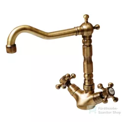   Sapho ANTEA mosdó csaptelep automata leeresztővel, bronz 3376