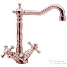   Sapho REITANO ANTEA mosdó csaptelep, automata leeresztővel, rózsa arany 3377