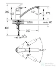 Grohe EURODISC EGYKAROS MOSOGATÓCSAP 1/2? króm 33770001