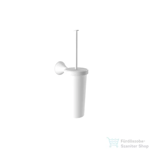 Bugnatese ORION fali wc kefe tartó fehér kerámia tartóval,matt fehér 33825BI
