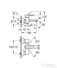 Grohe LINEARE egykaros kádcsaptelep, króm 33849001