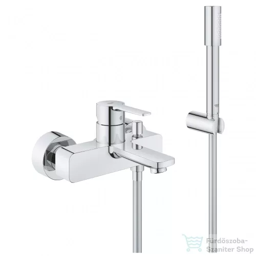 Grohe LINEARE egykaros kádcsaptelep, zuhanyszettel, króm 33850001