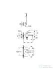 Grohe LINEARE egykaros kádcsaptelep, zuhanyszettel, króm 33850001
