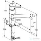 Kludi Scope XL egykaros mosdócsap NA 10 339300575
