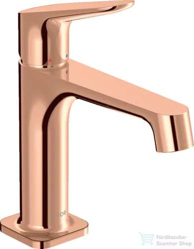 Hansgrohe AXOR CITTERIO M mosdó csaptelep nem zárható leeresztővel,polírozott vörös arany hatású 34017300