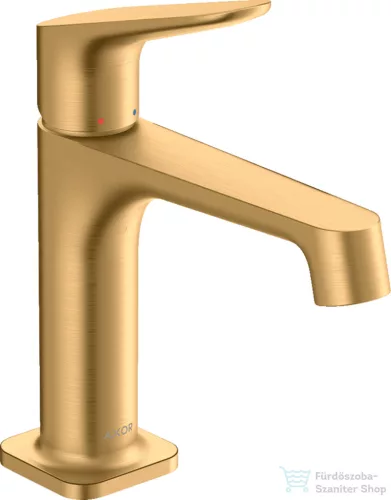 Hansgrohe AXOR CITTERIO M mosdó csaptelep nem zárható leeresztővel,szálcsiszolt sárgaréz hatású 34017950