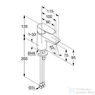 Kludi PURE&SOLID egykaros mosdó csaptelep 75, leeresztő nélkül, króm 340280575